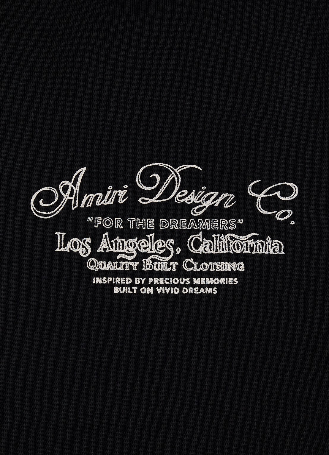AMIRI Dreamers Chain T-shirt met logo- en backprint - detail 2 zwart