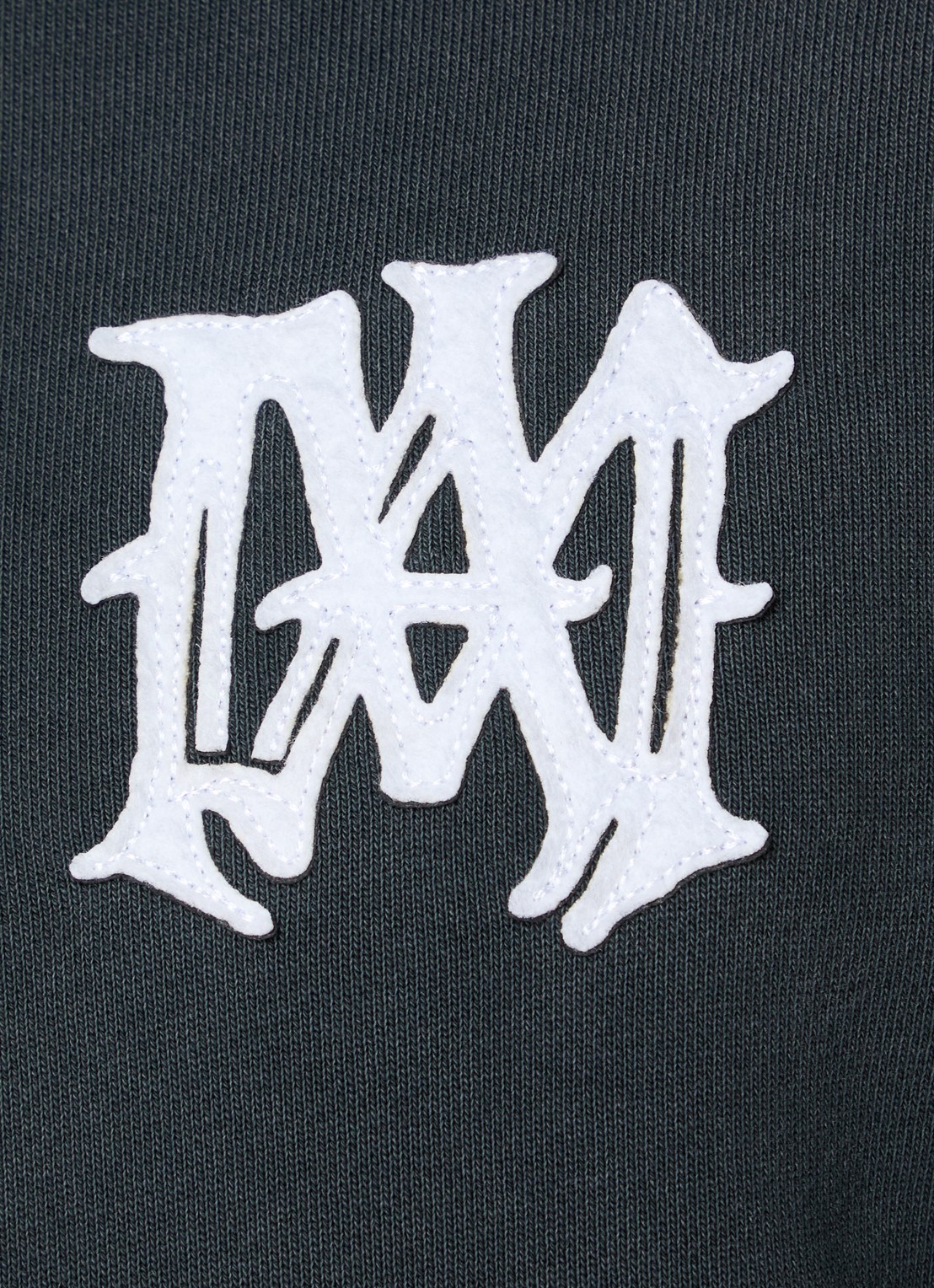AMIRI Hollywood hoodie met logoborduring - detail 3 antraciet