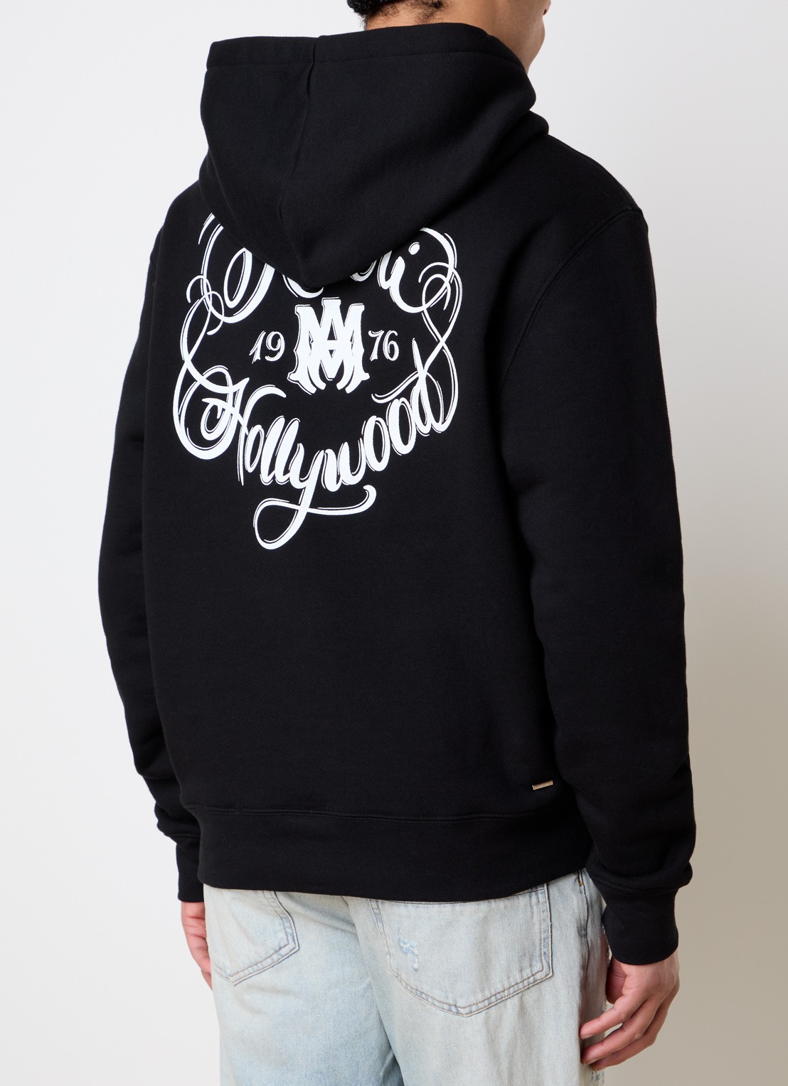 AMIRI Hoodie met logo- en backprint - detail 2 zwart