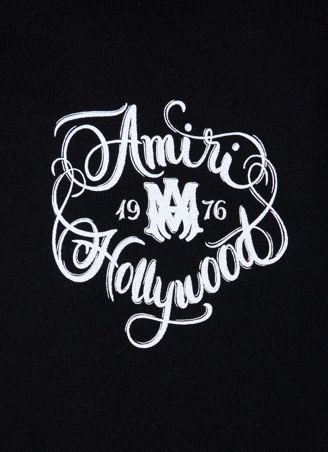 AMIRI Hoodie met logo- en backprint - detail 4 zwart