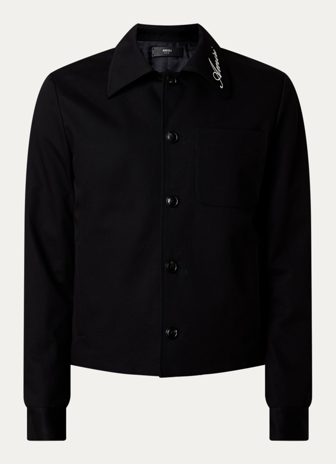 AMIRI Jack met logo - voorkant 2 zwart