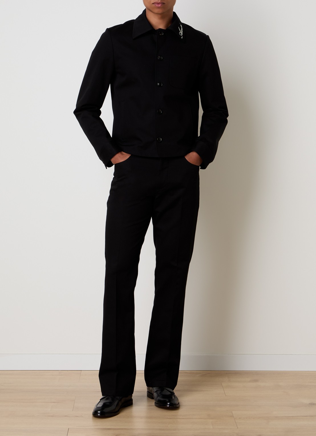 AMIRI Jack met logo - voorkant 3 zwart