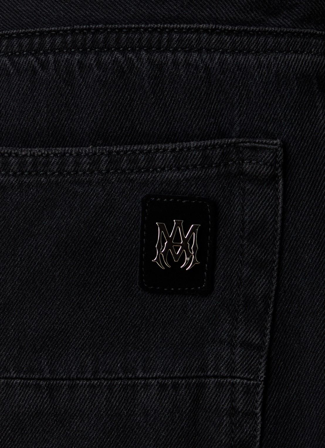 AMIRI Loose fit jeans met logo en steekzakken - detail 3 zwart