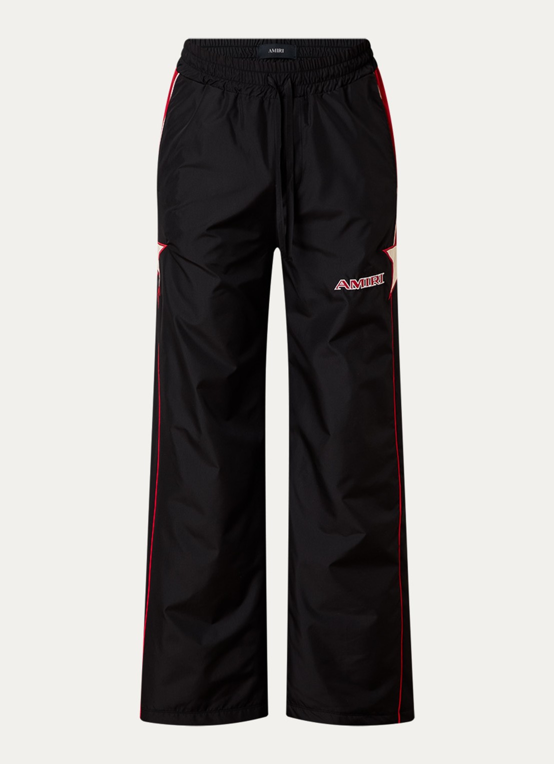 AMIRI Loose fit trackpants met logo en steekzakken - voorkant 5 zwart