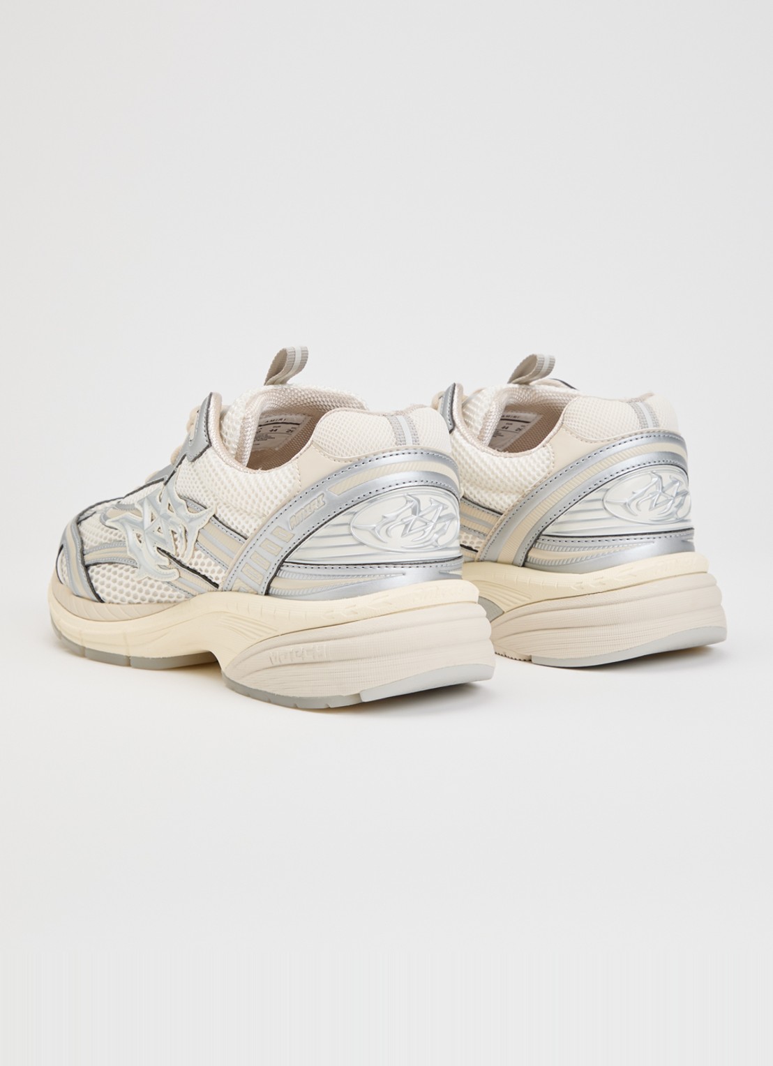 AMIRI M-Tech sneaker van mesh met details van leer - achterkant 5 wit