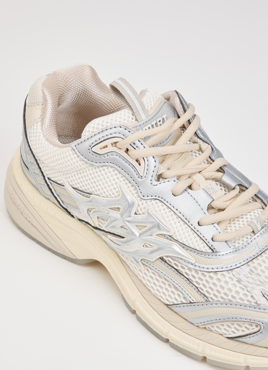 AMIRI M-Tech sneaker van mesh met details van leer - detail 4 wit