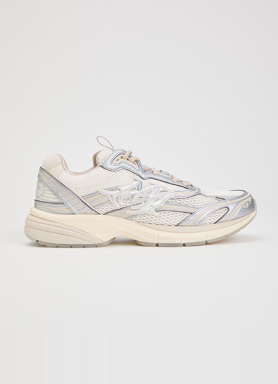 AMIRI M-Tech sneaker van mesh met details van leer - voorkant 6 wit