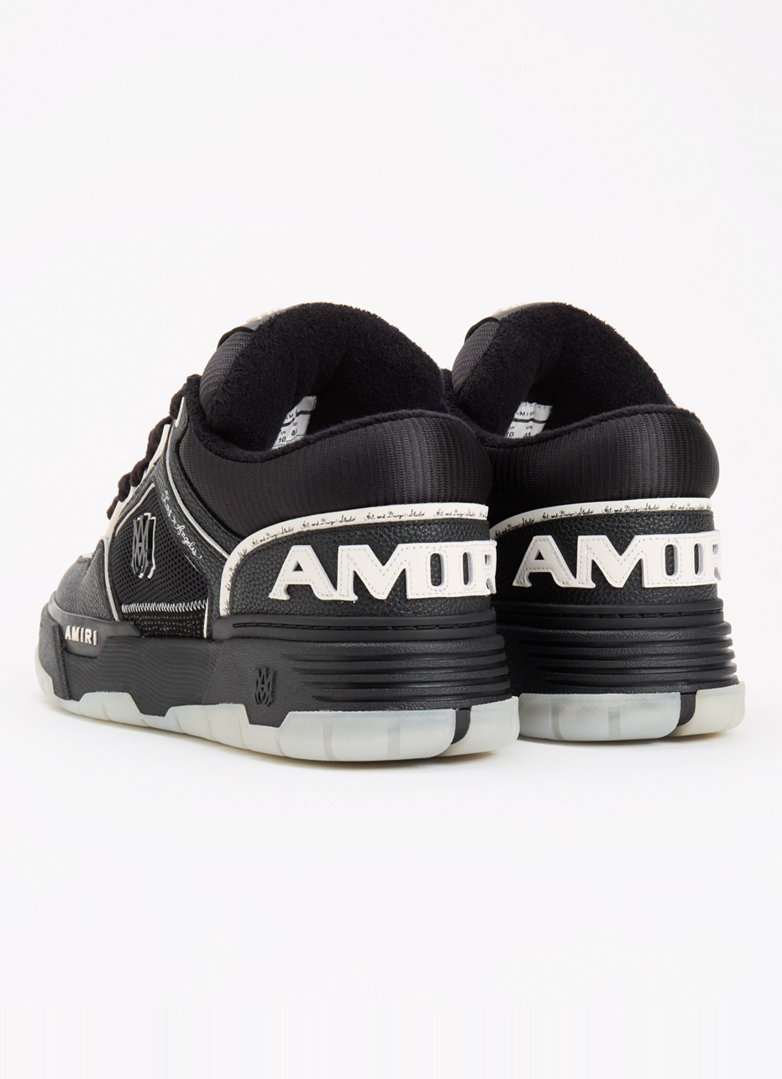 AMIRI MA-1 sneaker van leer - achterkant 7 zwart