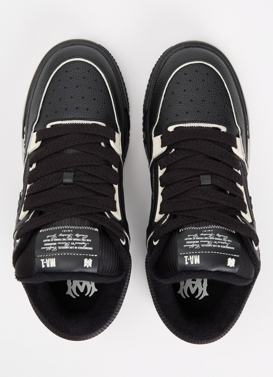 AMIRI MA-1 sneaker van leer - detail 4 zwart