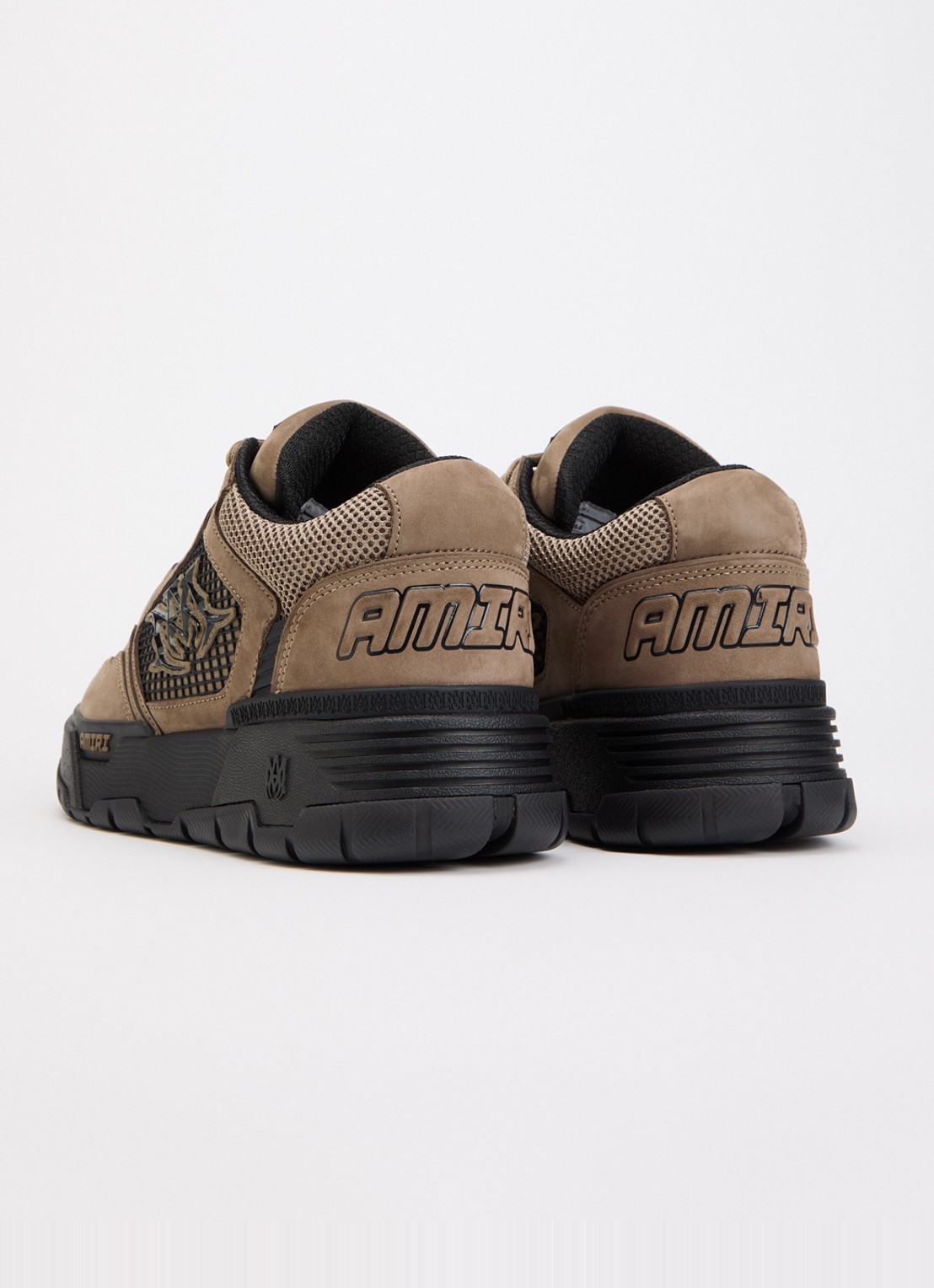 AMIRI MA-94 sneaker van leer - achterkant 6 lichtbruin