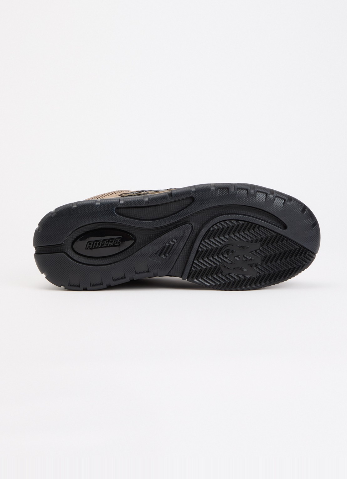AMIRI MA-94 sneaker van leer - detail 4 lichtbruin