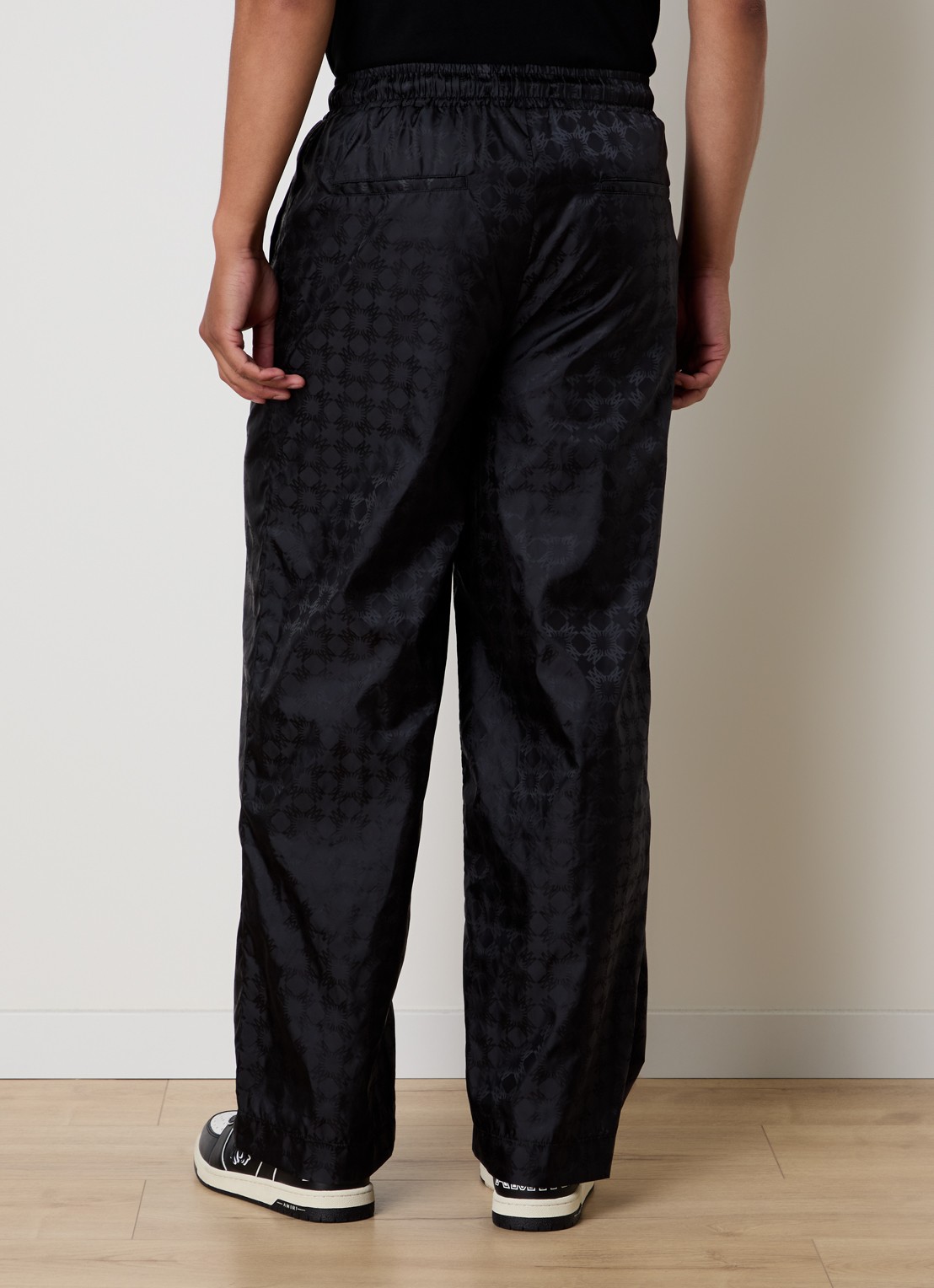 AMIRI Ma Quad broek met logoprint en steekzakken - achterkant zwart