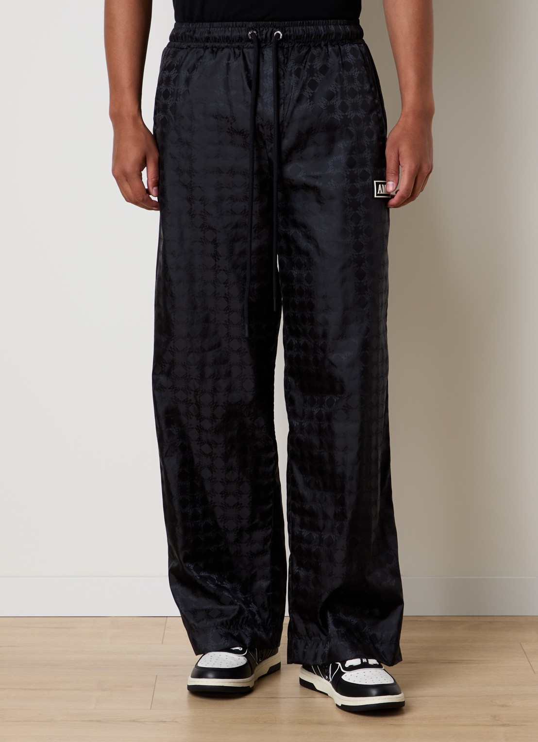 AMIRI Ma Quad broek met logoprint en steekzakken - detail 2 zwart