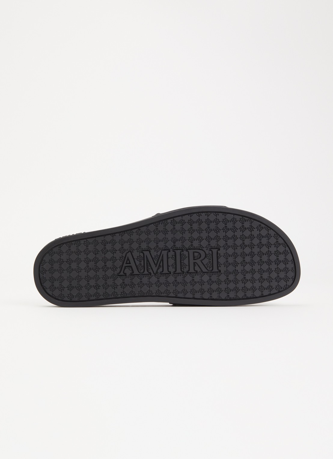 AMIRI MA slipper met structuur en logo - detail 5 zwart