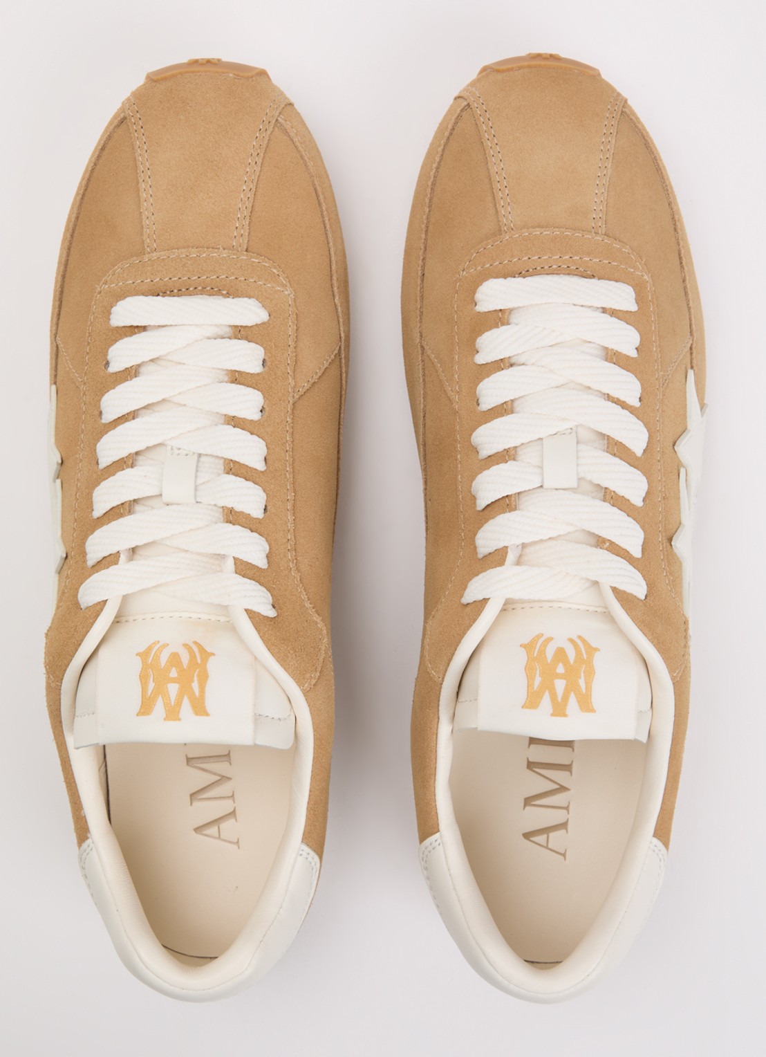 AMIRI Pacific Flat sneaker van suède  - detail 3 zand