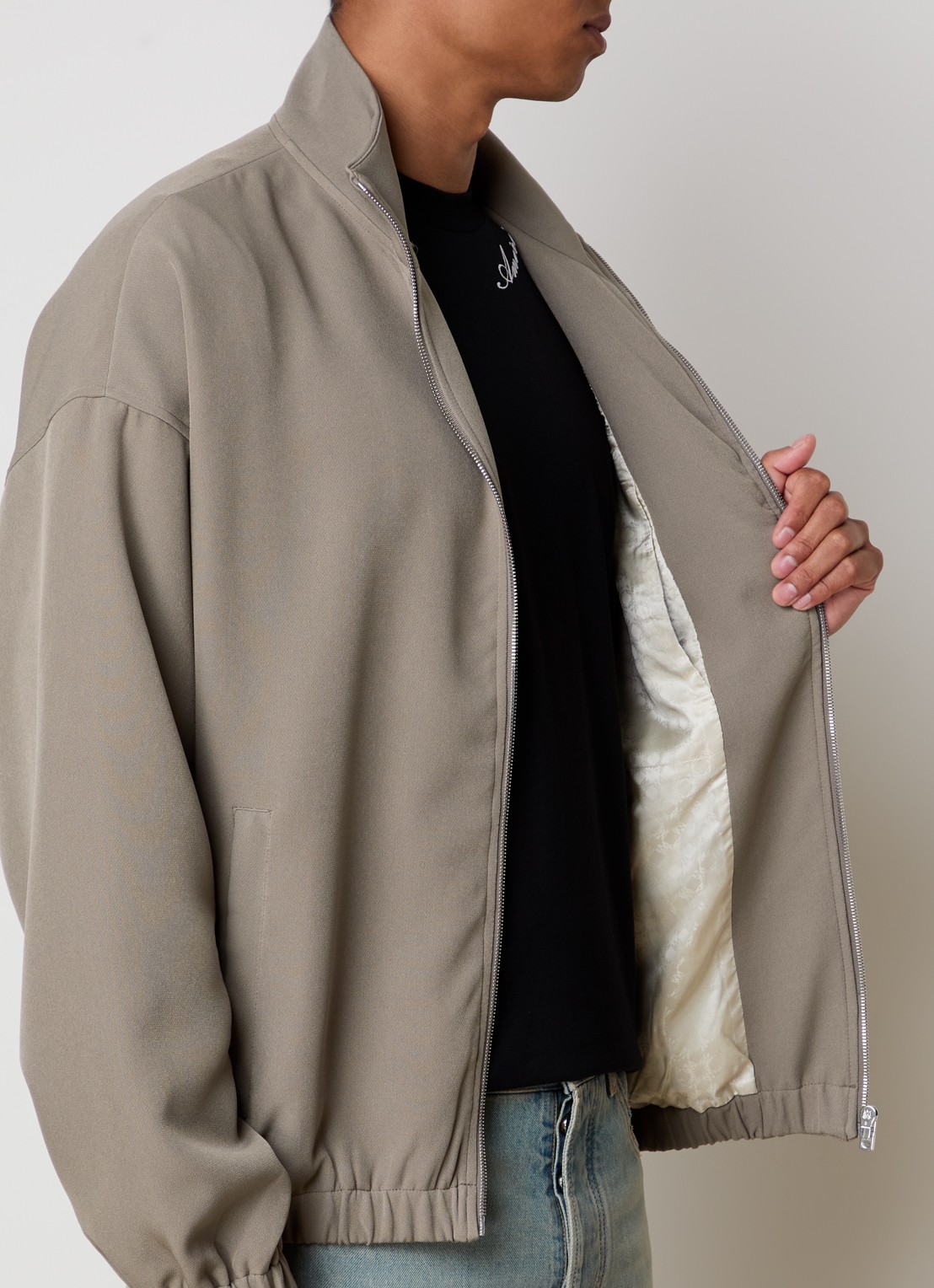 AMIRI Patch jack met logo en steekzakken - detail 3 zand