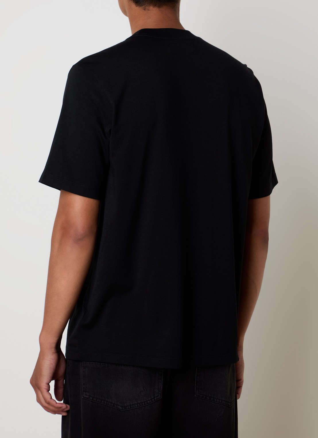 AMIRI Script T-shirt met logo - achterkant zwart