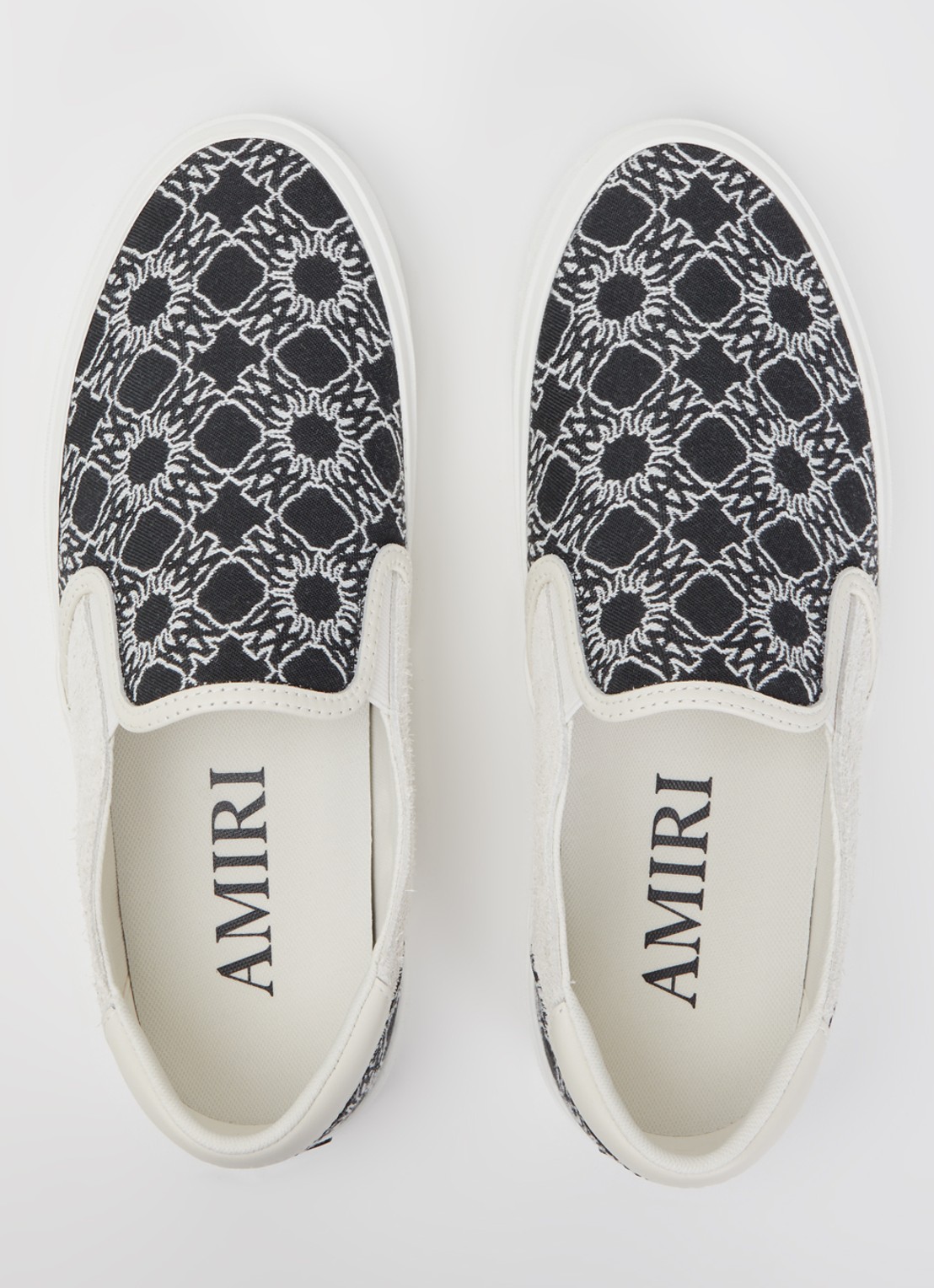 AMIRI Slip-on met logoprint - detail 2 zwart