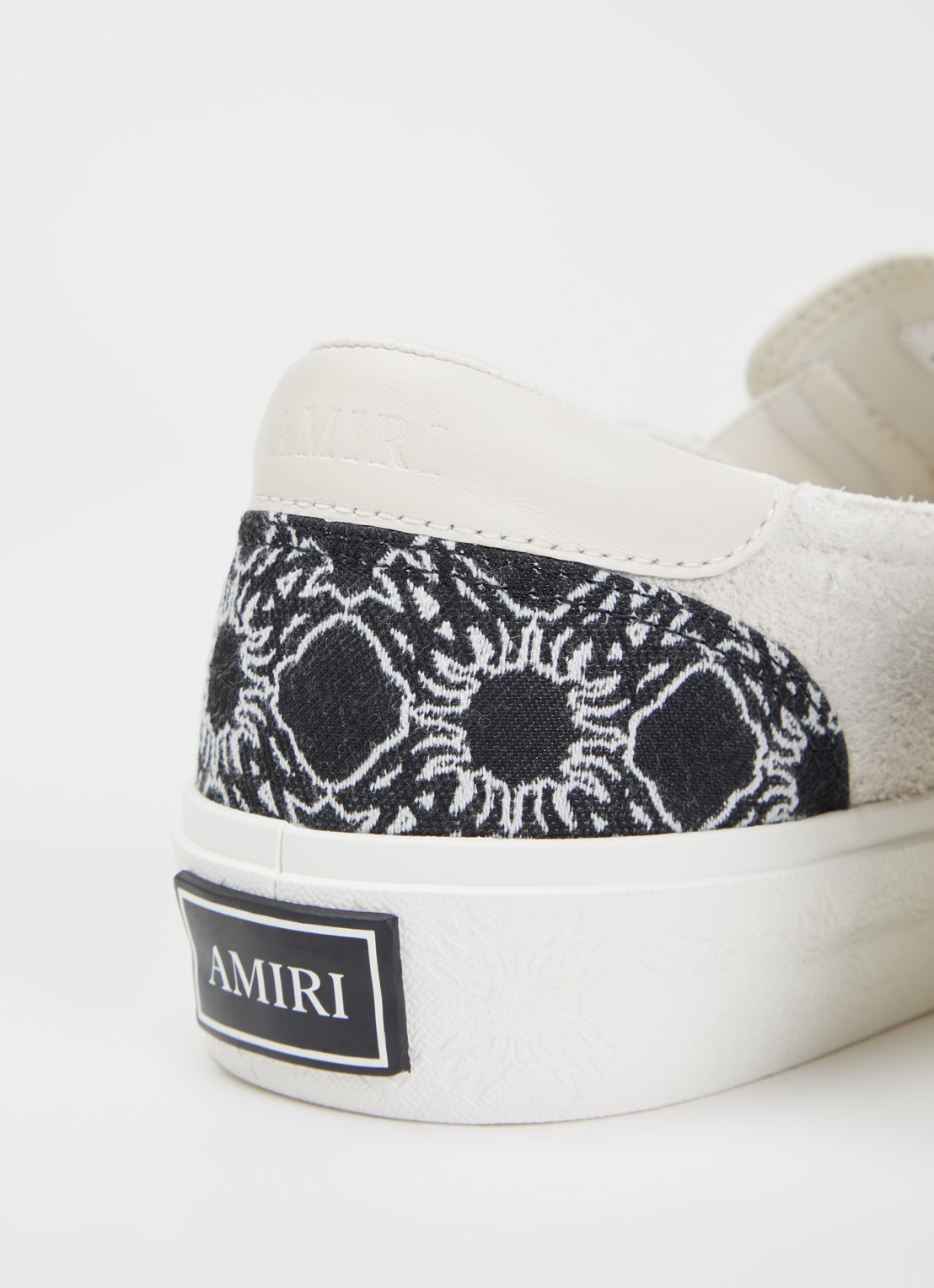 AMIRI Slip-on met logoprint - detail 4 zwart