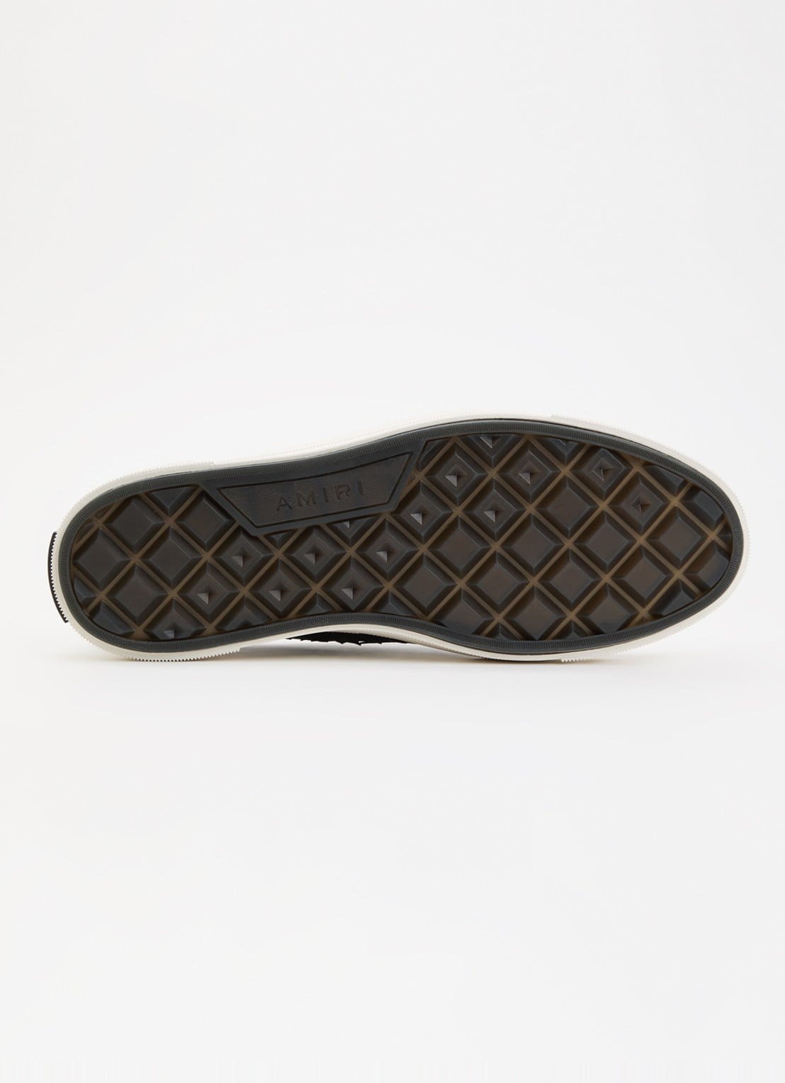AMIRI Stars Court Low sneaker van canvas met details van leer - detail 4 zwart