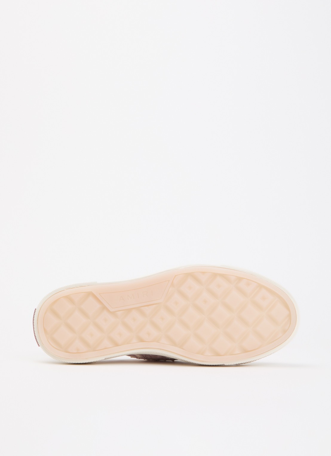 AMIRI Stars Court sneaker van leer met mesh details - detail 4 beige
