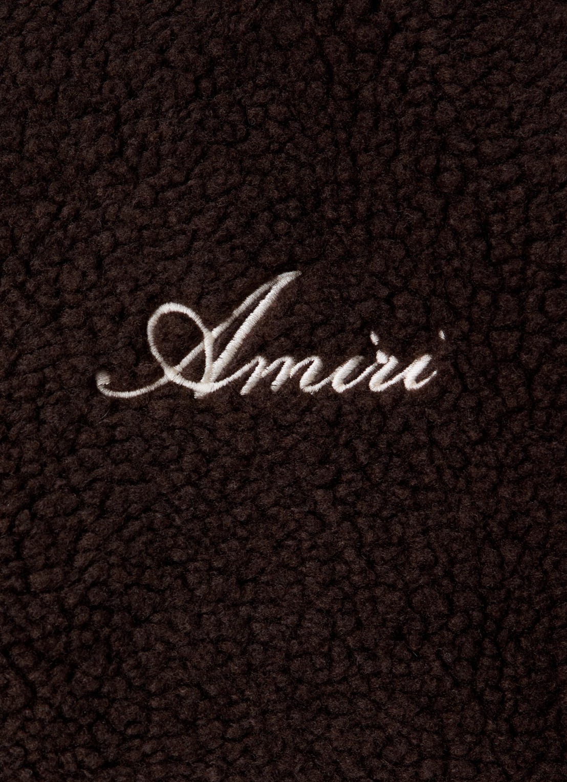 AMIRI Sweatvest met logo en steekzakken - detail 6 donkerbruin