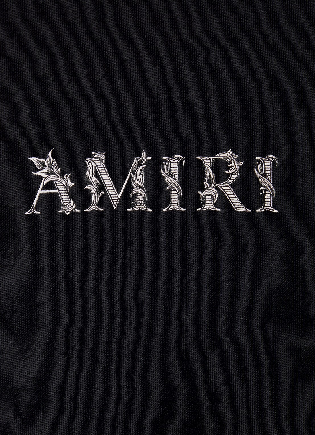 AMIRI T-shirt met logo- en backprint - detail 5 zwart