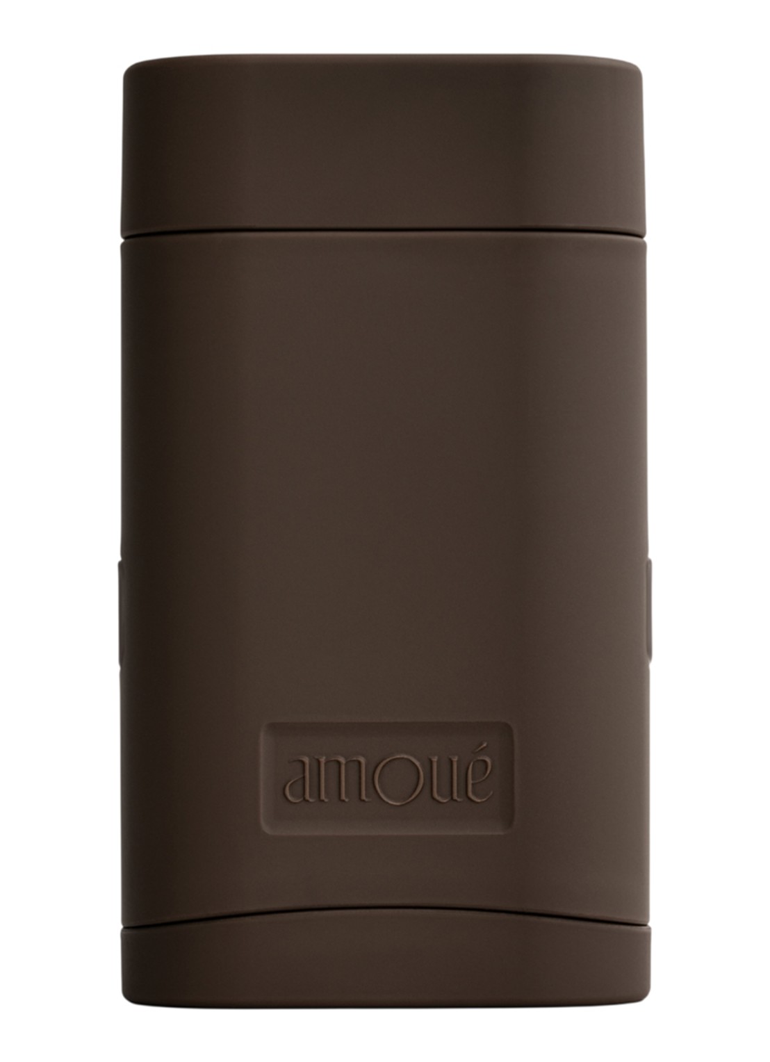 Amoué Refillable Deodorant Case Chocolate - navulbare deodoranthouder - voorkant 3 chocolate