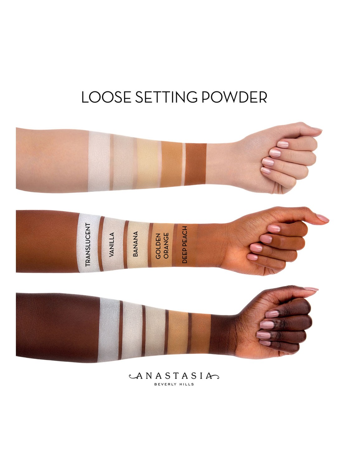 Anastasia Beverly Hills Loose setting powder - losse poeder - detail 4 translucent