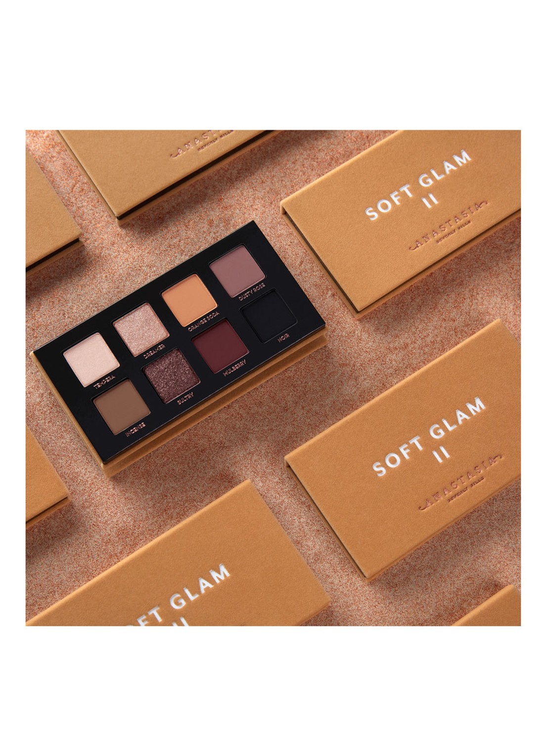 Anastasia Beverly Hills Mini Soft Glam II Eyeshadow - mini oogschaduw palette - voorkant 5 undefined