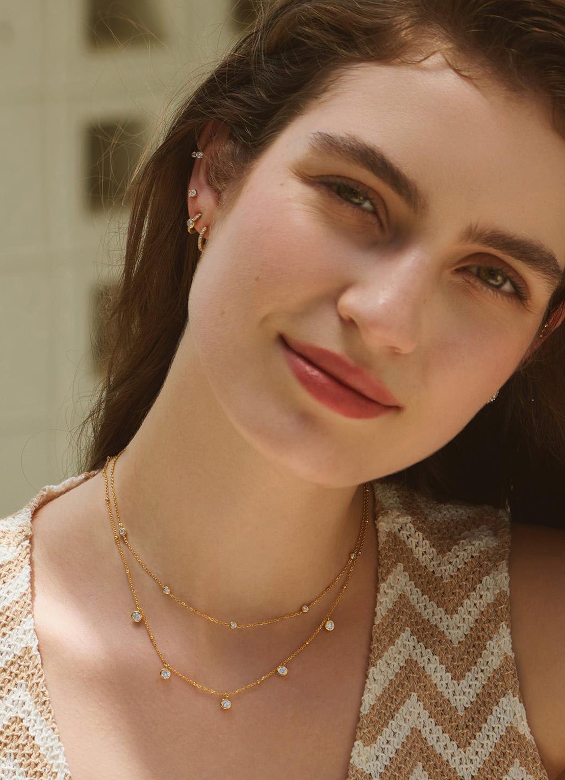Ania Haie Classic Station ketting S  - voorkant 2 goud