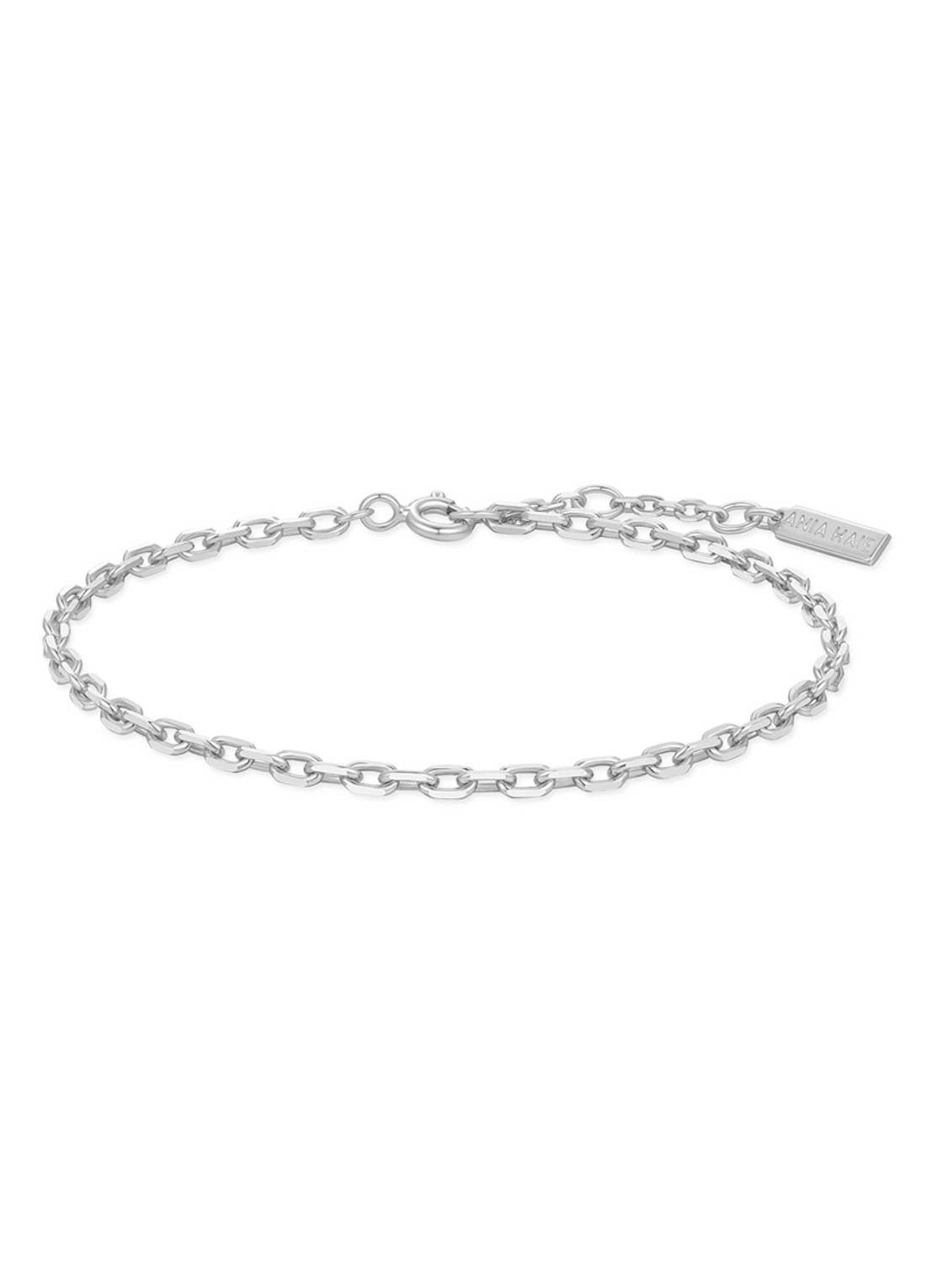 Ania Haie Paper Clip armband S - voorkant zilver