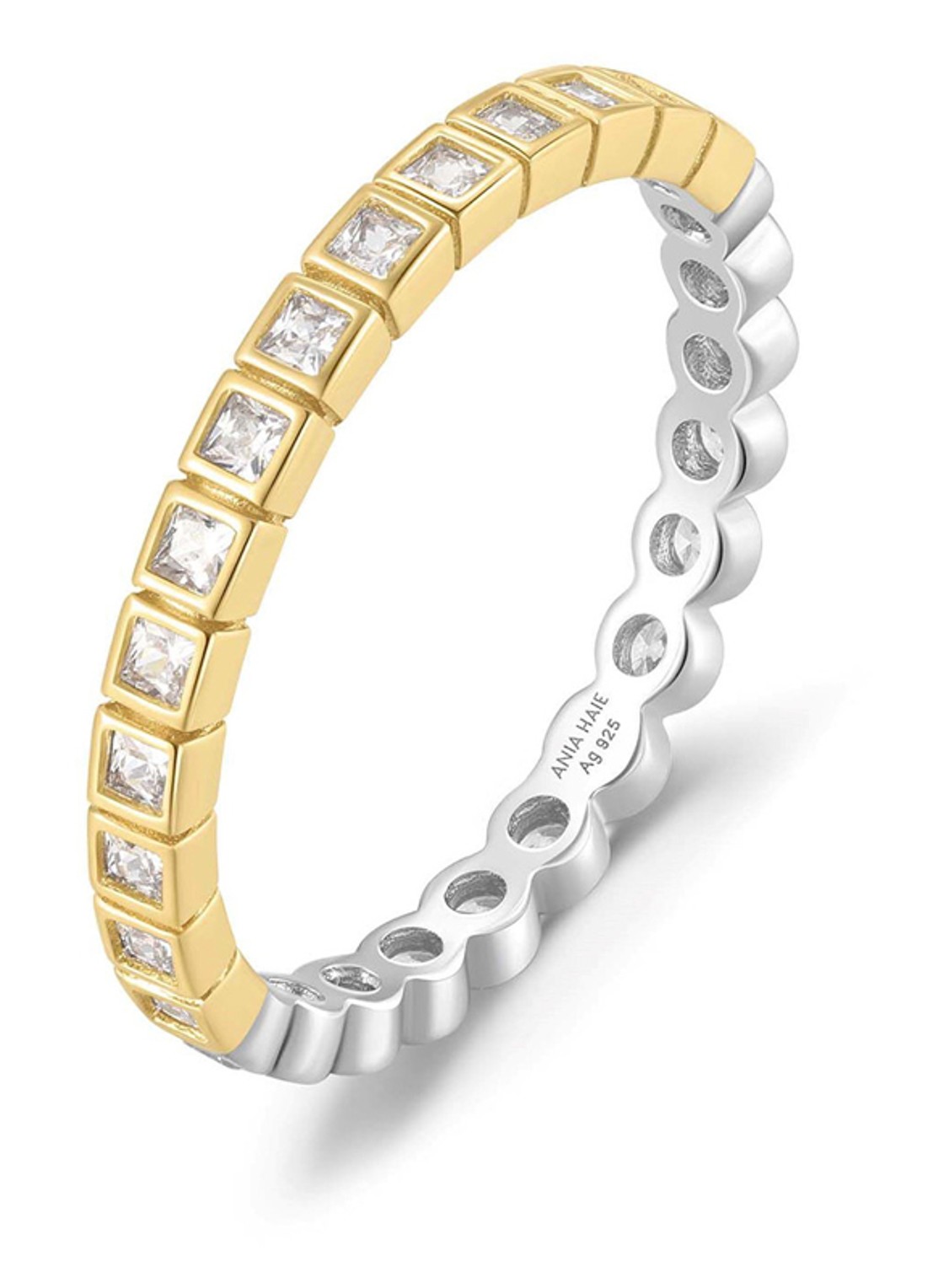 Ania Haie Square Circle Bezel ring  - voorkant 3 undefined