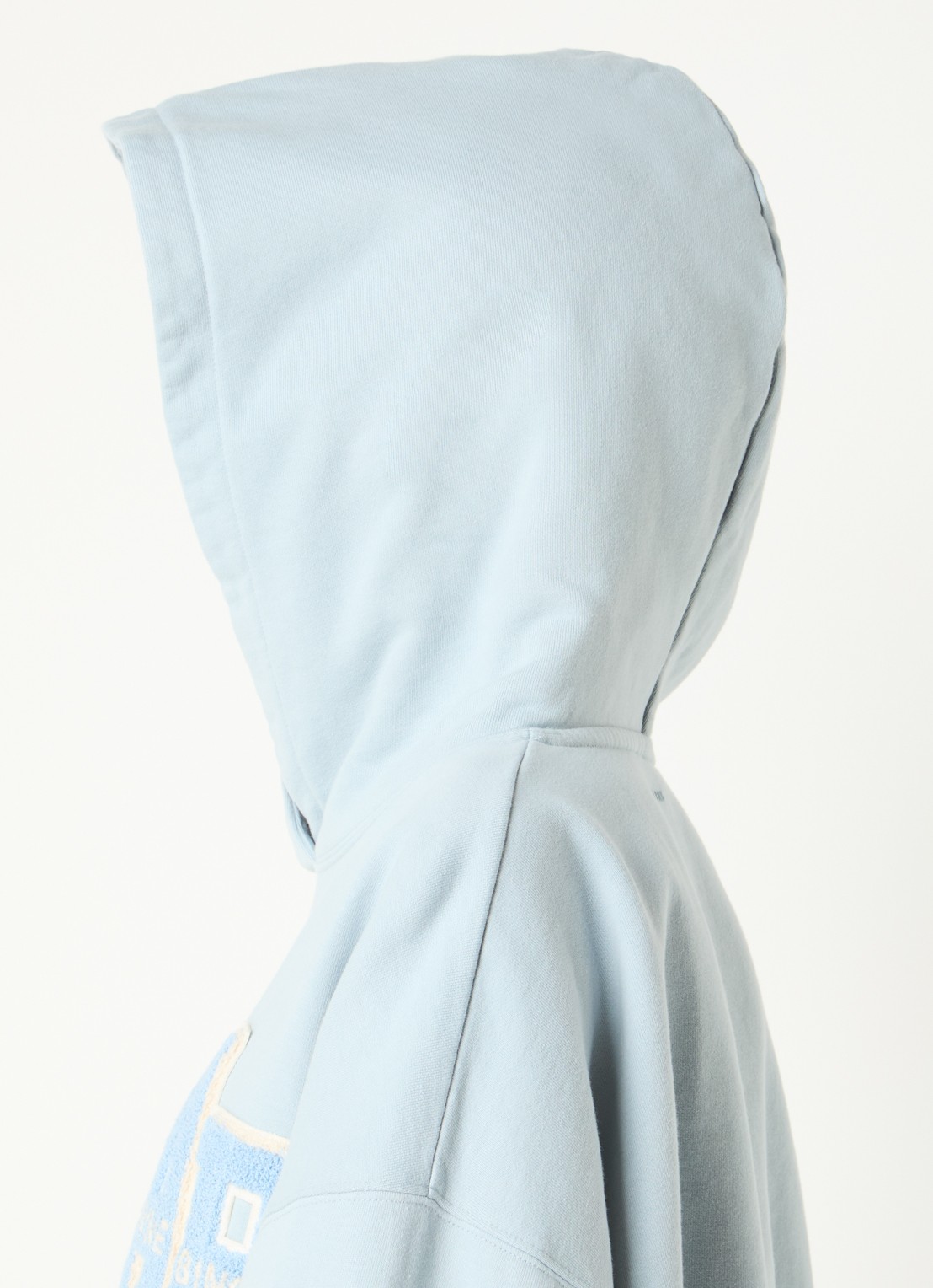 Anine Bing Harvey hoodie met patchwork - detail 5 blauw