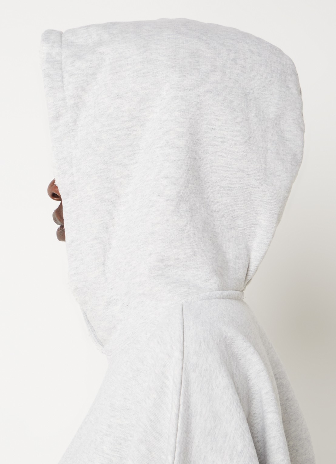 Anine Bing Harvey oversized hoodie met logoprint - detail 3 grijsmele