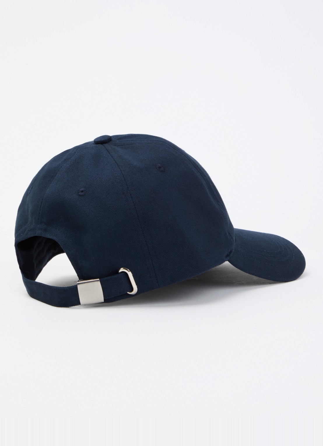 Anine Bing Jeremey pet met logoborduring - detail 2 donkerblauw