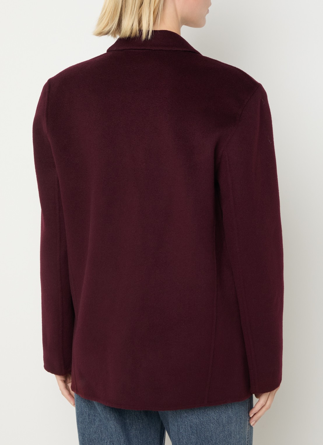 Anine Bing Sahara trenchcoat met opstaande kraag en klepzakken - achterkant 4 bruin