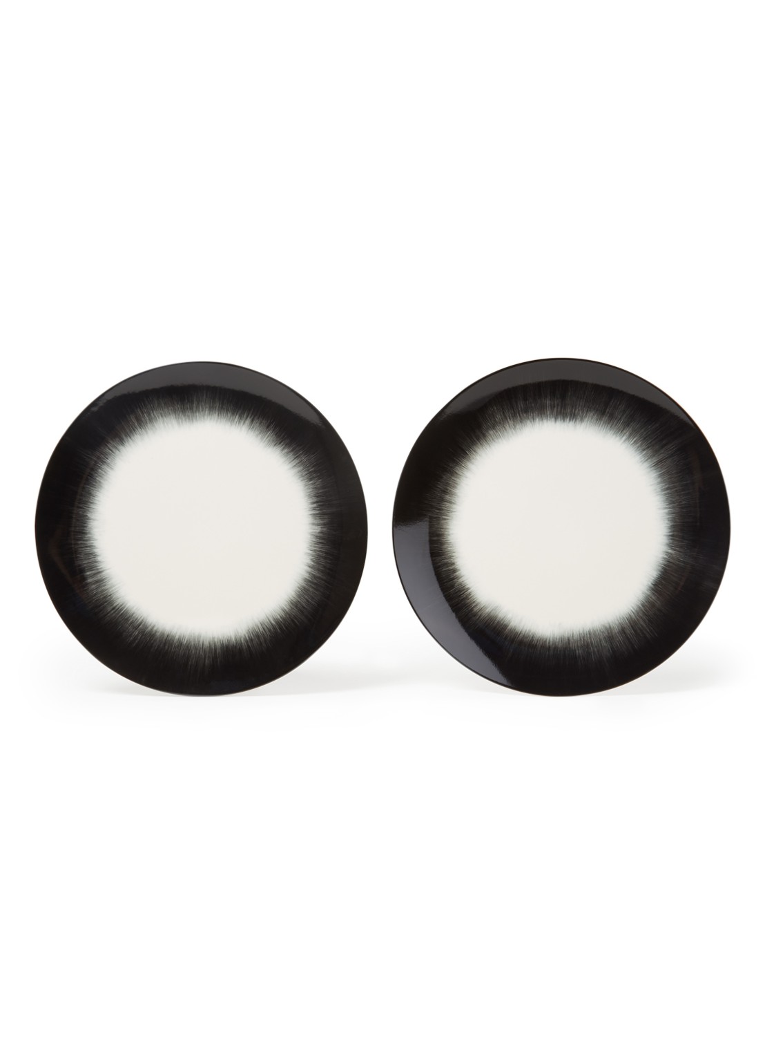 Ann Demeulemeester Dé by Ann Demeulemeester dinerbord 24,5 cm - voorkant 3 zwart