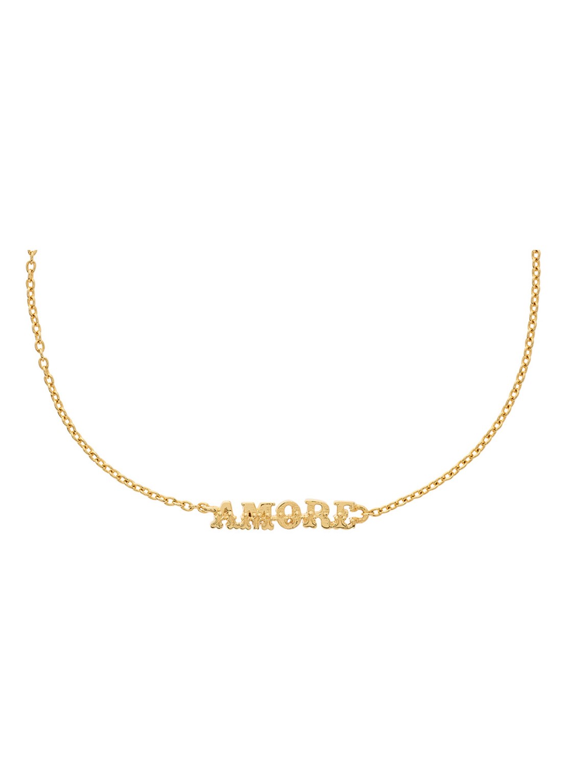 Anna + Nina Amore armband met hanger - voorkant 4 goud