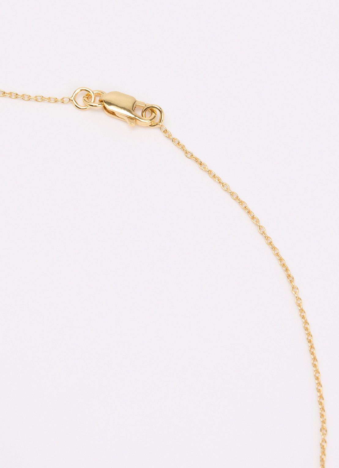 Anna + Nina Anchor ketting verguld - detail 2 goud