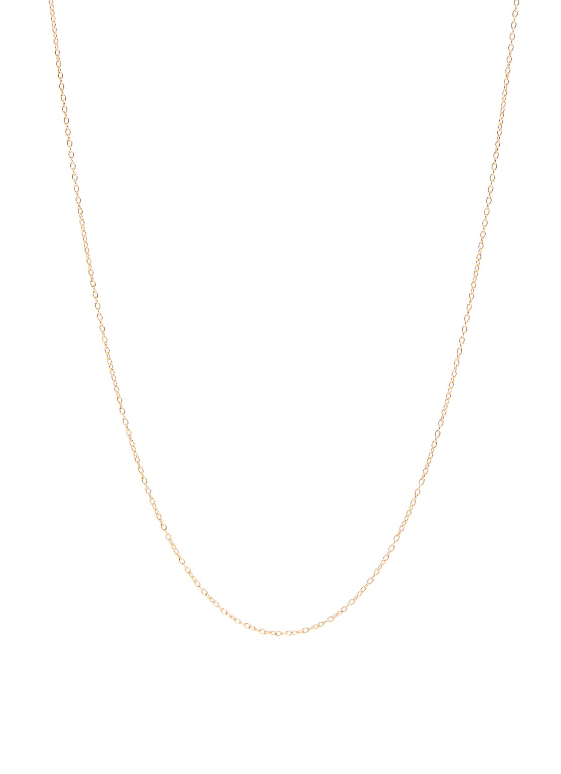 Anna + Nina Anchor ketting verguld - voorkant 5 goud
