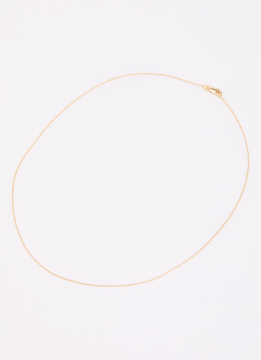 Anna + Nina Anchor ketting verguld - detail 3 goud