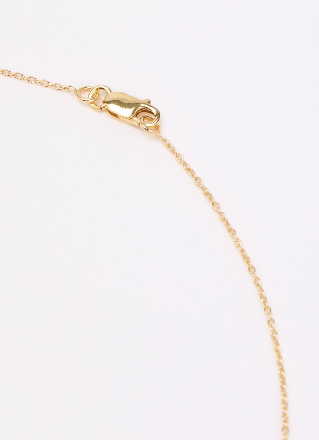 Anna + Nina Anchor ketting verguld - detail 4 goud