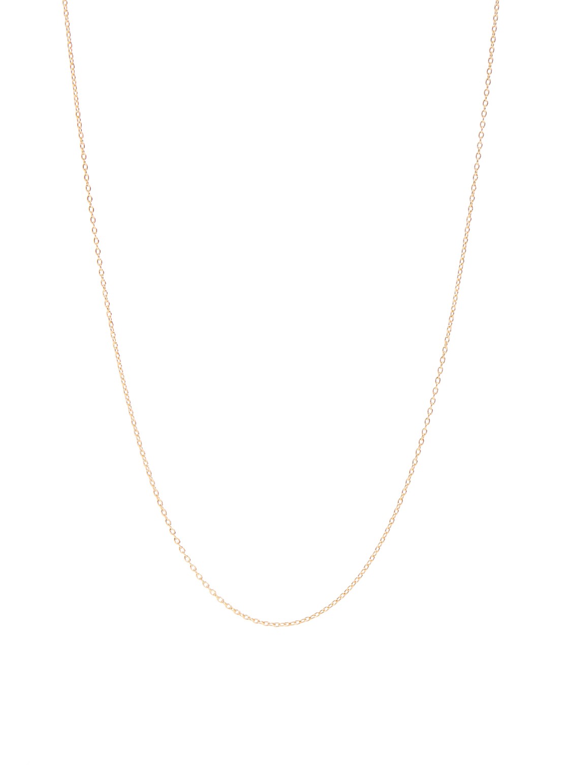 Anna + Nina Anchor ketting verguld - voorkant 6 goud