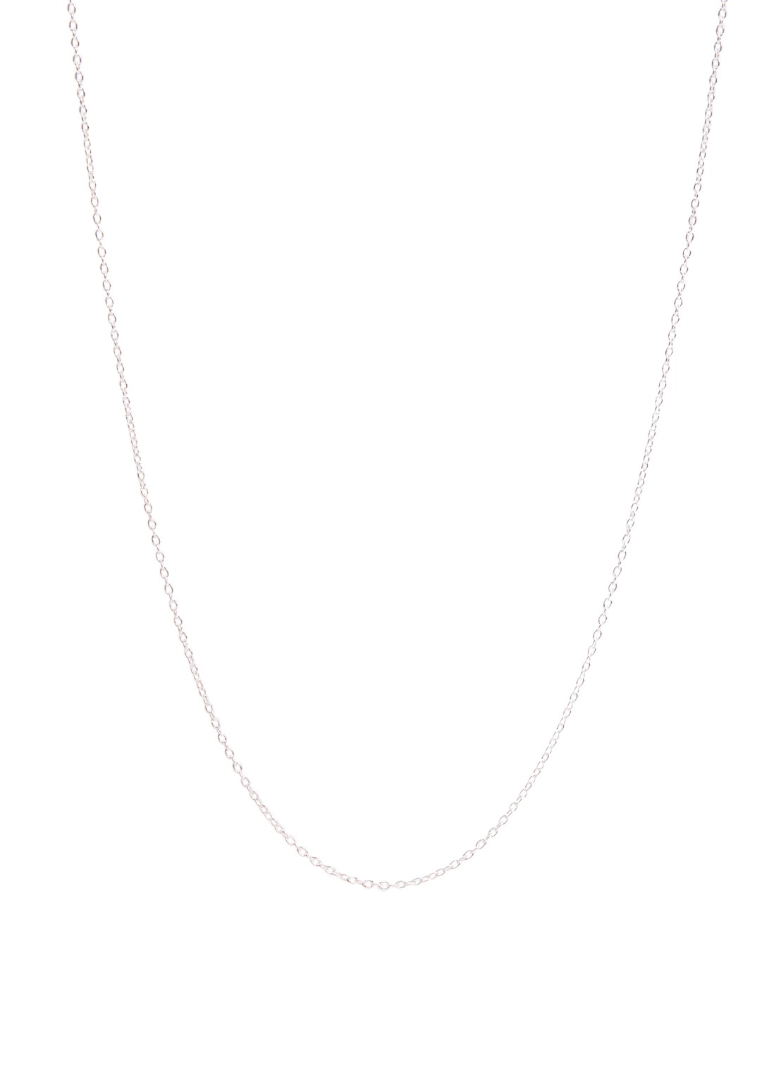 Anna + Nina Anchor ketting verguld - voorkant zilver