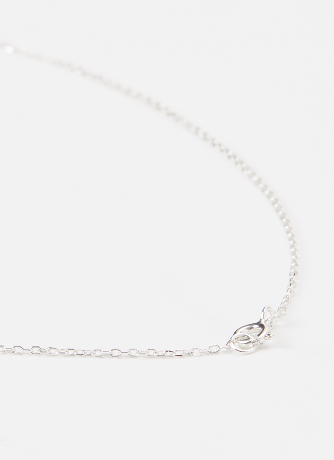 Anna + Nina Bravery Heart ketting  - detail 3 zilver