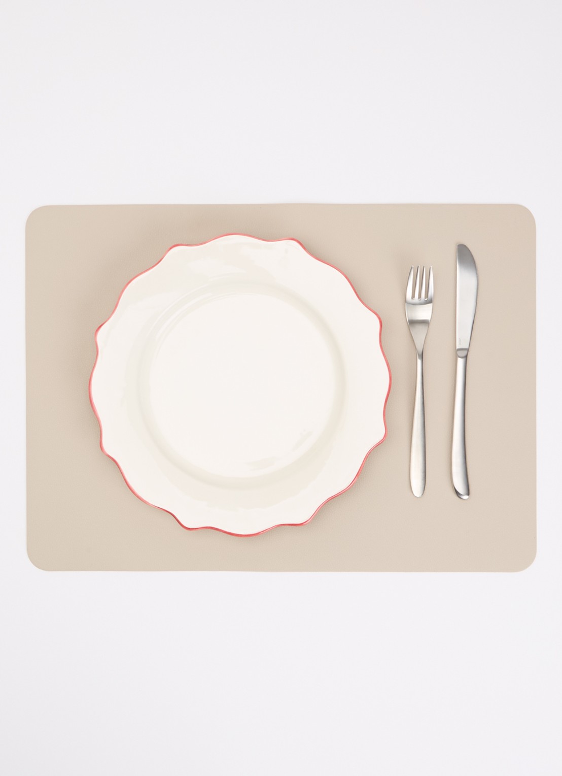 Anna + Nina Carmine dinerbord 26 cm - detail 2 roze
