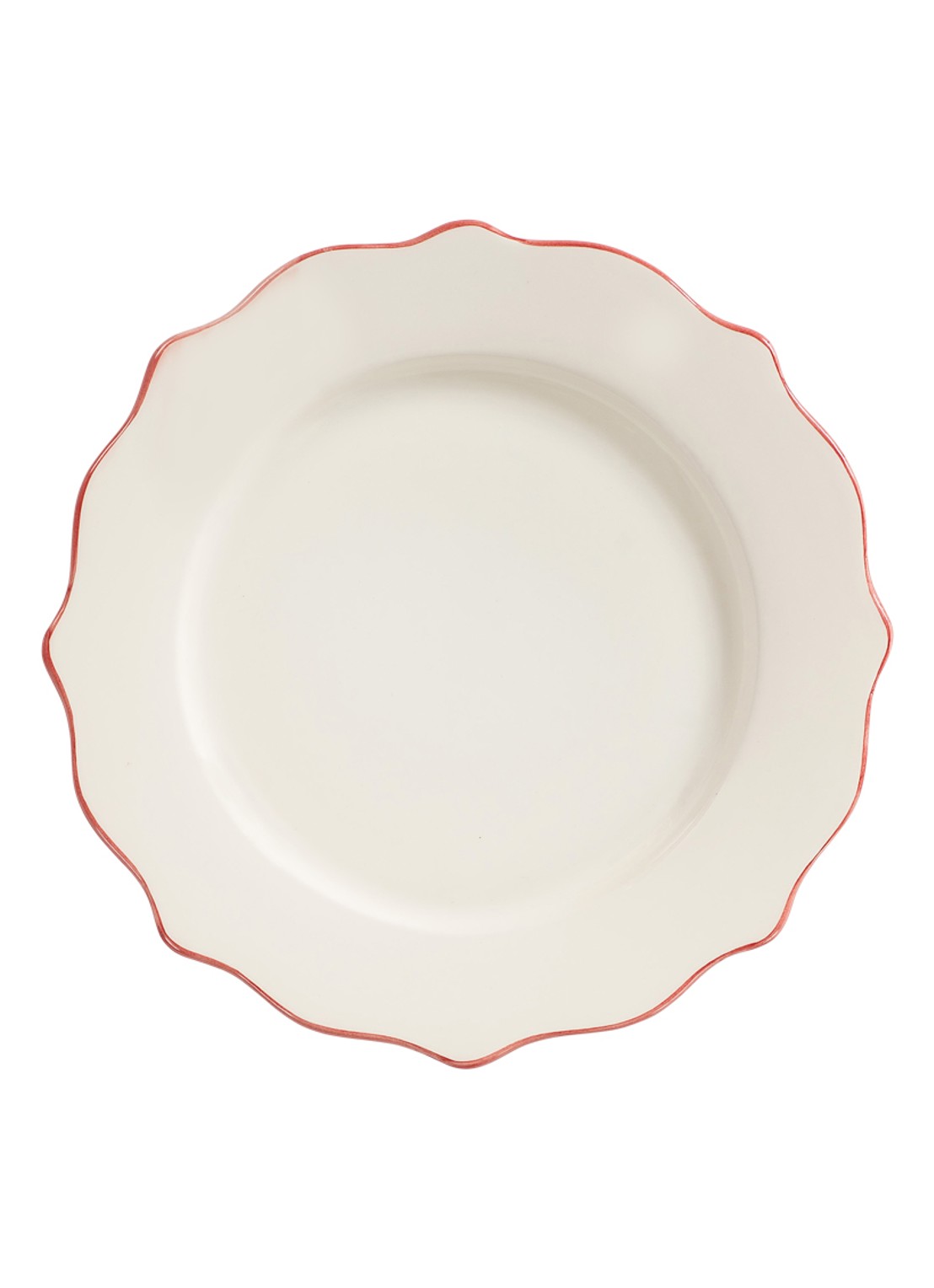 Anna + Nina Carmine dinerbord 26 cm - voorkant 3 roze