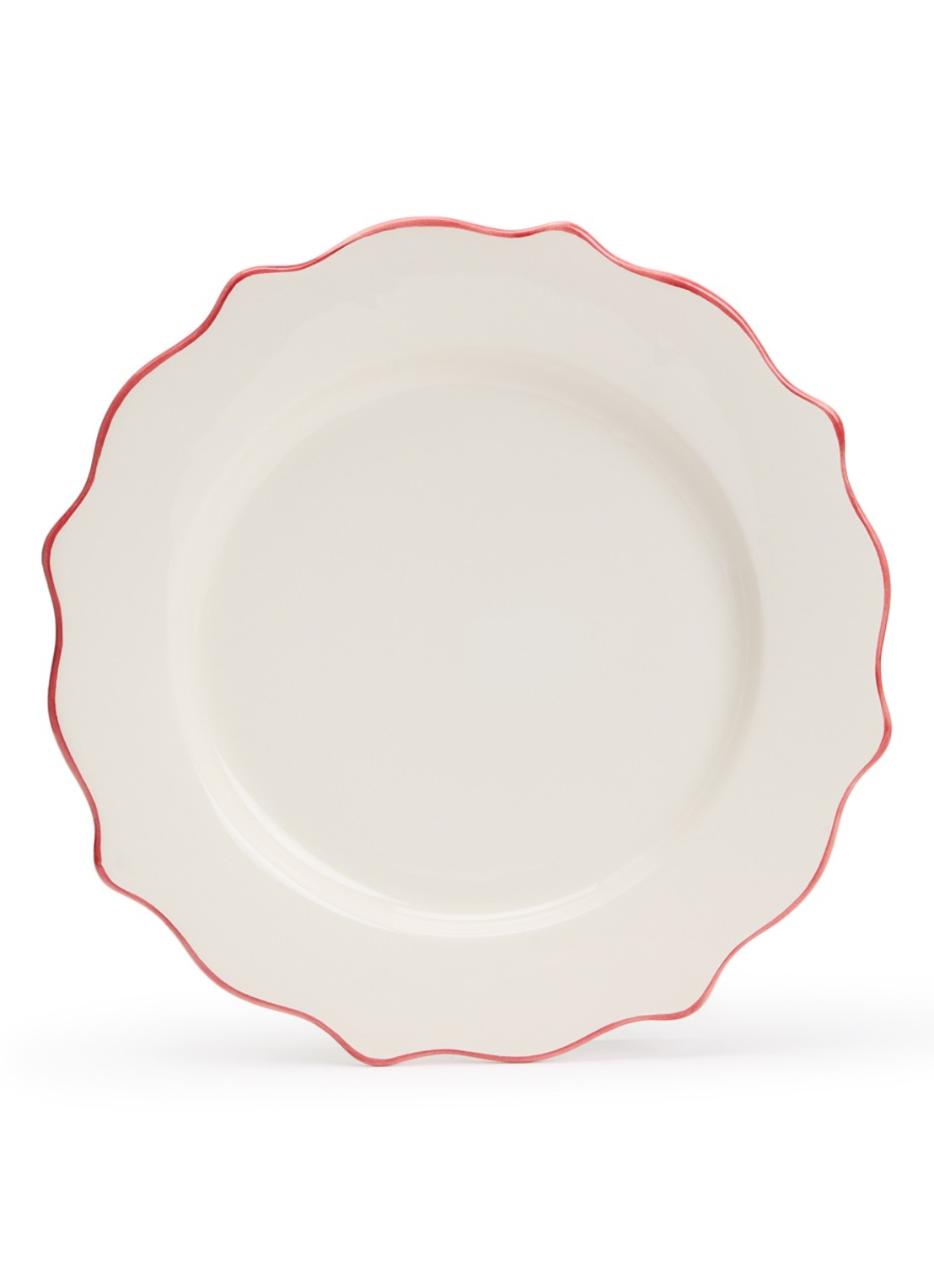 Anna + Nina Carmine dinerbord 26 cm - voorkant 4 roze