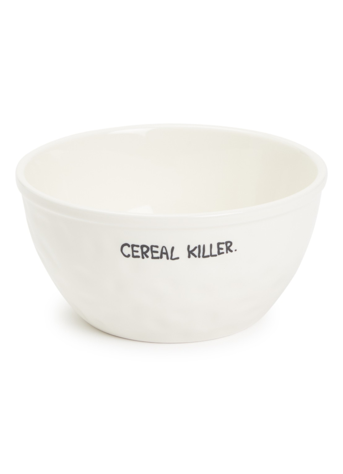 Anna + Nina Cereal Killer Large kom 14,5 cm  - voorkant wit